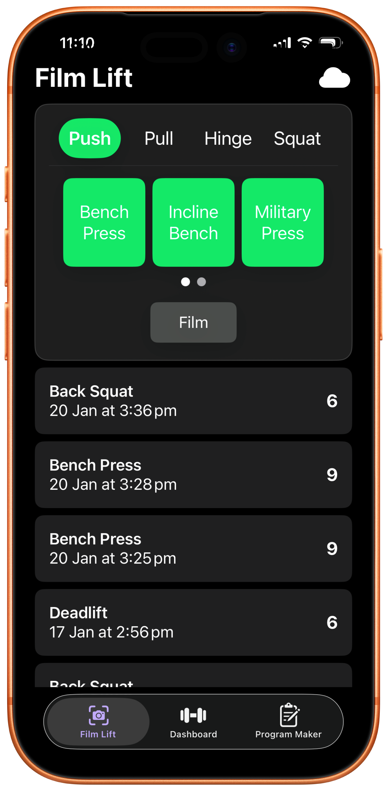 Example overlay view